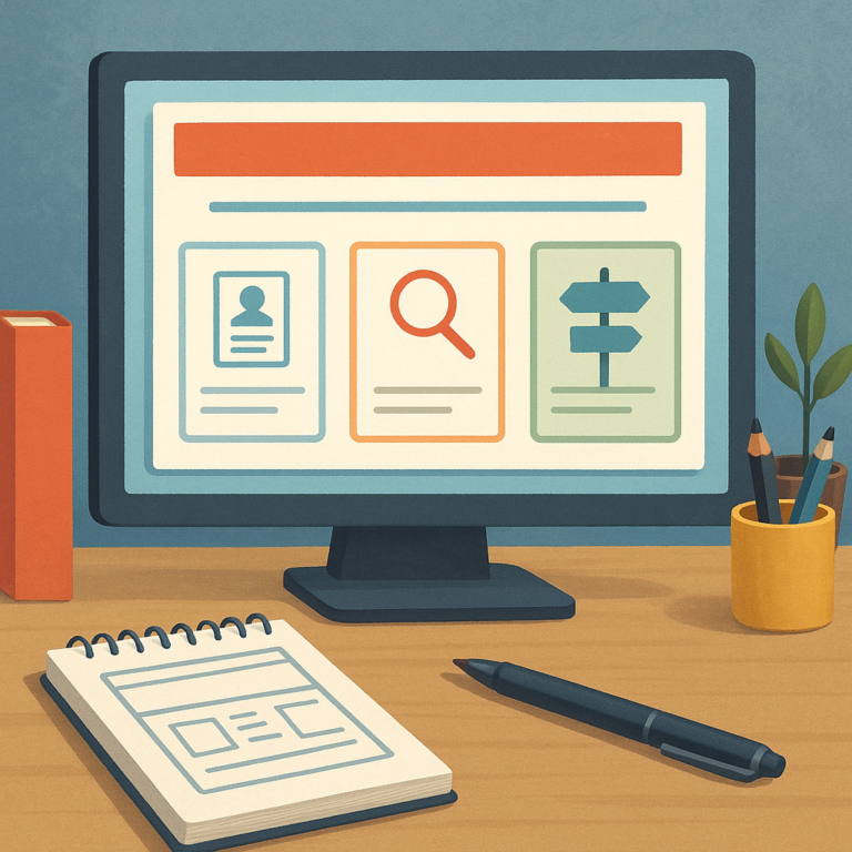 Homepage Content Plan for a Job Readiness Website
